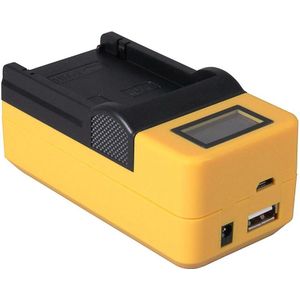 LP-E5 Synchron USB Lader - Canon met LCD