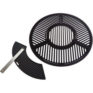 BBQNOVATION Gietijzeren grill combinatie set voor 57 CM Kogel BBQ's