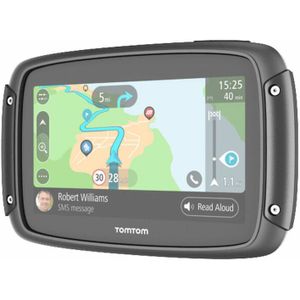 TomTom RIDER 550 Motor GPS - 4,3 inch, Wereldkaart, TomTom Traffic, Waarschuwingen voor gevarenzones, Handsfree bellen