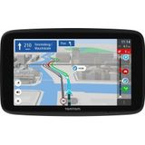 TomTom GO ontdek autonavigatiesysteem, 15,24 cm, verkeersinfo, waarschuwingen voor gevarenzones, wereldkaarten, snelle update via wifi, parkeren, brandstofprijzen, aangedreven magnetische houder