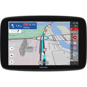 TomTom GO Expert GPS Truck Navigatie – 7 inch HD-display, POI en aangepaste routes voor vrachtverkeer, TomTom Traffic, wereldkaart, gevarenwaarschuwing, snelle updates via wifi