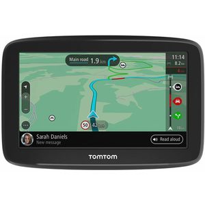 TomTom navigatie GO Classic 5"", met premium TomTom Traffic en 1 maand proefperiode Flitsmeldingen, kaart Europa, updates via WiFi en geïntegreerde omkeerbare houder