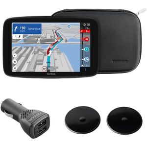 TomTom GO Expert Plus Premium Pack zwaargewicht GPS (7 inch HD-display, routeplanning en interessante punten voor grote voertuigen, TomTom Traffic, wereldkaarten, visuele markeringen)
