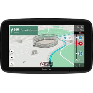 Gps TomTom GO Superior (6 inch HD-display, verkeersinfo, waarschuwingen voor gevarenzones, wereldkaarten, snelle update via wifi, parkeren, brandstofprijzen, magnetische bevestiging gevoed)