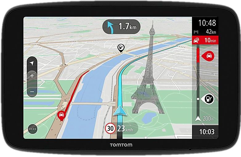 Tomtom GPS GO Navigator (6 Pouces, info trafic en Temps réel, essai du Service Alerte de Zones de Danger, Cartes du Monde, Mise à Jour Via Wi-FI)