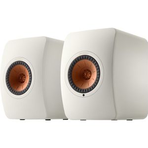 Kef LS50 Wireless 2 Boekenplank speaker - Mineral Wit (per paar)