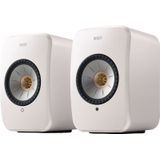 KEF LSX II Wireless Stereo Speakers - Wit