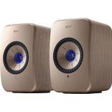 KEF LSX II Wireless Stereo Speakers - Gold