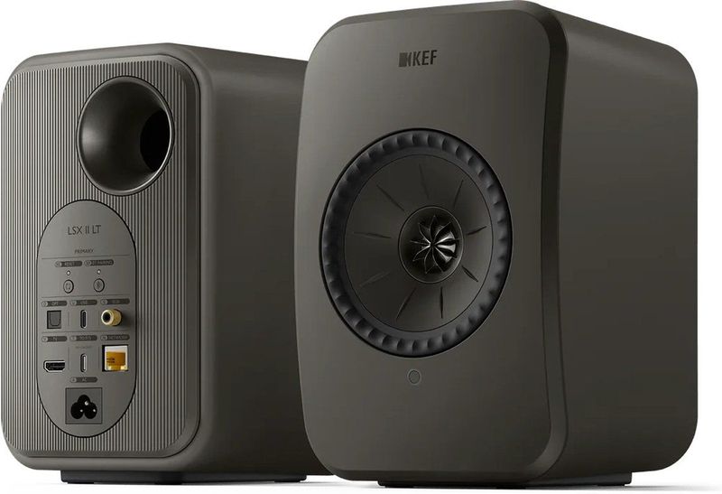 KEF - LSX II LT - Draadloze HiFi-luidsprekers - Graphite Grey - 11e Generatie Uni-Q-driver-array