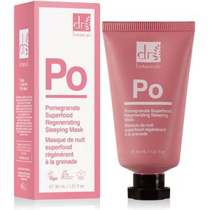 Hydrateren Nachtmasker Pomegranate Superfood Botanicals (30 ml)