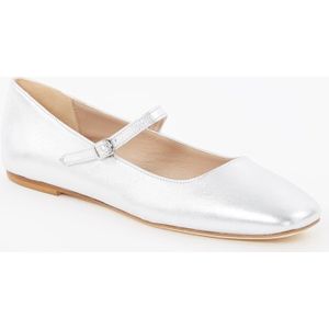 Odare Pamplona ballerina van leer met metallic finish