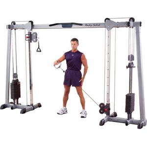 Body-Solid GDCC250 Deluxe Cable Crossover met 2 x 75 kg gewichten