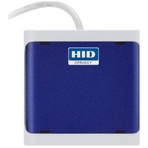 HID - Omnikey 5022 - Geheugenkaartlezer - Blauw, Grijs - USB 2.0, Ondersteunt ISO14443 A/B en ISO 15693
