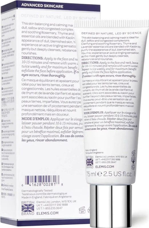 Gezichtsmasker - Kalmerend - Rozemarijn - Tijm - Lavendel