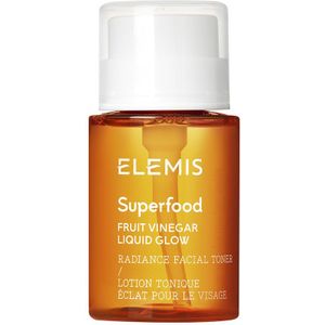 ELEMIS Superfood Fruit Vinegar Liquid Glow, gezichtslotion met prebiotica en fruitachtig, helderder, harmonie en peeling voor een stralende teint, 145 ml