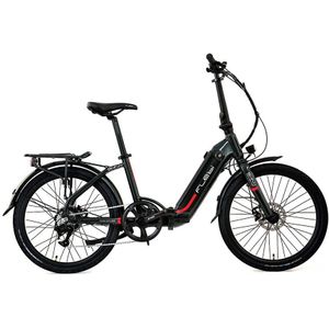 Flebi Swan 24" Elektrische Vouwfiets - Grey Raptor