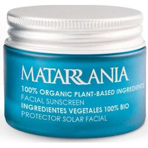 Matarrania - 100% Bio - SPF50 - Zonnebrandcrème - 30ml - Voor Het Gezicht