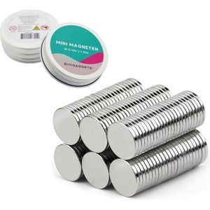 Magnetastico® | 40 stuks neodymium magneten N52 schijf 10x2 mm | Koelkastmagneet Prikbordmagneet Krachtige magneet Whiteboard magneet Kleefmagneet Schijfmagneet
