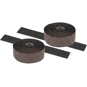 Supacaz Super Sticky Kush einfarbiges Lenkerband Kaffee inklusive Aluminium-Lenkerstopfen