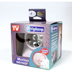 Vigi Lamp met Motion Sensor Wit