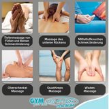 Gymform® Shiatsu Fußmassagegerät und Beinmassagegerät Leg Action Platinum