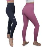 Jofairee - Perfect Shaper - Sportlegging - Zwart/Roze - 2-pack, Hoge Taille, Corrigerende Shapewear
