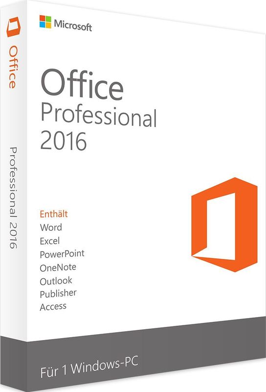 Microsoft Office 2016 Professional Plus - Software - Office Toepassingen