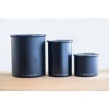 Planetary Design - Airscape Classic - Voorraadpot - Mat Zwart - 500 gram - Luchtdicht en Vers