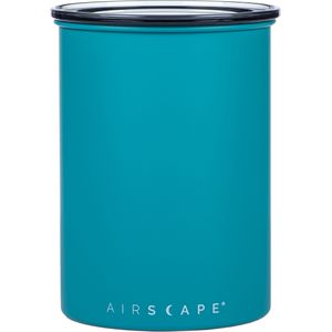 Planetary Design - Airscape - Koffiebonen - Voorraadpotten - Lucht dicht - Koffie - Staal - Mat Turquoise - 500 gram
