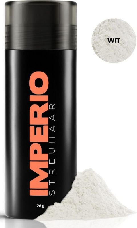 IMPERIO Premium Haarvezels Wit - Kaalheid Mannen - Alopecia Vrouwen - 100% Onzichtbaar