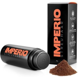 IMPERIO Premium Haarvezels Kastanjebruin - Kaalheid Mannen - Alopecia Vrouwen - 100% Onzichtbaar