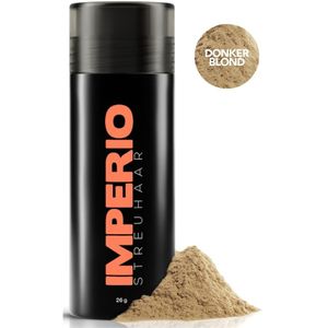 IMPERIO Premium Haarvezels Donkerblond - Kaalheid Mannen - Alopecia Vrouwen - 100% Onzichtbaar