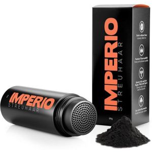 IMPERIO Premium Haarvezels Zwart - Kaalheid Mannen - Alopecia Vrouwen - 100% Onzichtbaar