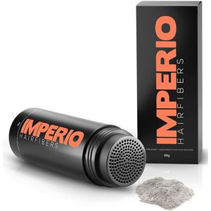 IMPERIO Premium Haarvezels Grijs - Kaalheid Mannen - Alopecia Vrouwen - 100% Onzichtbaar
