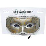 S&M - Grey Masquerade Masker
