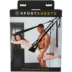Sportsheets - Deur Jam Sex Sling Zwart