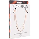 Sportsheets - Amber Chained Nipple Clamps