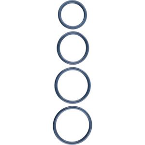 Sportsheets - Navy O Ring-4 Pack