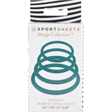 Sportsheets - Merge Collection - 4-delige rubberen cockring set