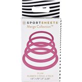 Sportsheets - Merge Collection - 4-delige rubberen cockring set