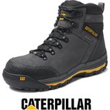 CAT Munising Hoge Veiligheidsschoen - Zwart - Leer - S3