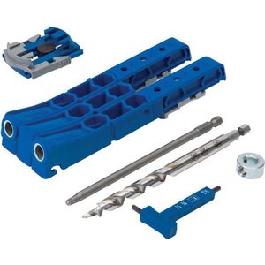 Kreg Boormal Pocket Hole JIG 320 Pakket Houtverbinding Incl 2 Boorgeleiders en koffer Staal