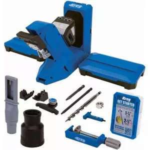 90 De Guide Hole Puncher Locator Pocket Hole Jig 5-12mm Menos buje de acero para Carpe