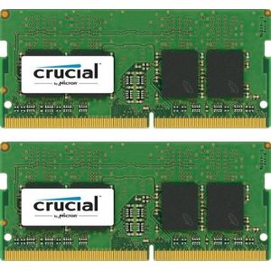 Crucial 2x4GB DDR4 Werkgeheugenset voor laptop DDR4 8 GB 2 x 4 GB 2400 MHz 260-pins SO-DIMM CL17 CT2K4G4SFS824A