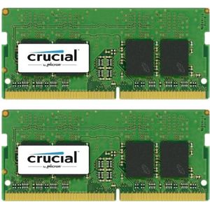 Crucial DDR4 RAM 16GB Kit (2x8GB) 2400MHz SODIMM CL17, Laptopgeheugen, Mini PC, Hoogwaardig RAM - CT2K8G4SFS824A