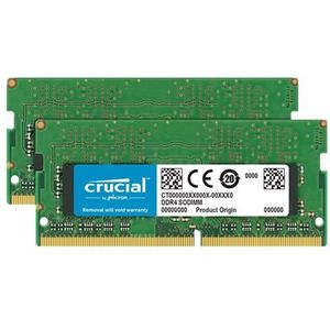 Crucial - CT2K16G48FD8266 - Geheugenkit - 32GB - DDR4, 2666 MT/s, Dual Rank, SODIMM, 260-Pin