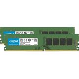Crucial CT2K16G4DFRA32A Werkgeheugenset voor PC DDR4 32 GB 2 x 16 GB 3200 MHz 288-pins DIMM CL22 CT2K16G4DFRA32A
