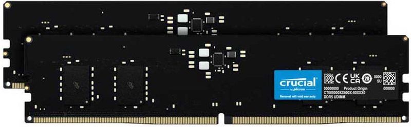 Crucial CT2K8G48C40U5 geheugenmodule 16 GB 2 x 8 GB DDR5 4800 MHz