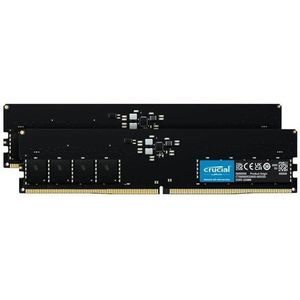 Crucial CT2K16G48C40U5 - Geheugen - DDR5 - 32 GB: 2 x 16 GB - 288-PIN - 4800 MHz / PC5 38400 - CL40 - 1.1V - zwart