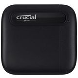 Crucial X6 4TB draagbare SSD – Tot 800 MB/s – PC en Mac – USB 3.2 USB-C externe SSD – CT4000X6SSD9, SSD harde schijf